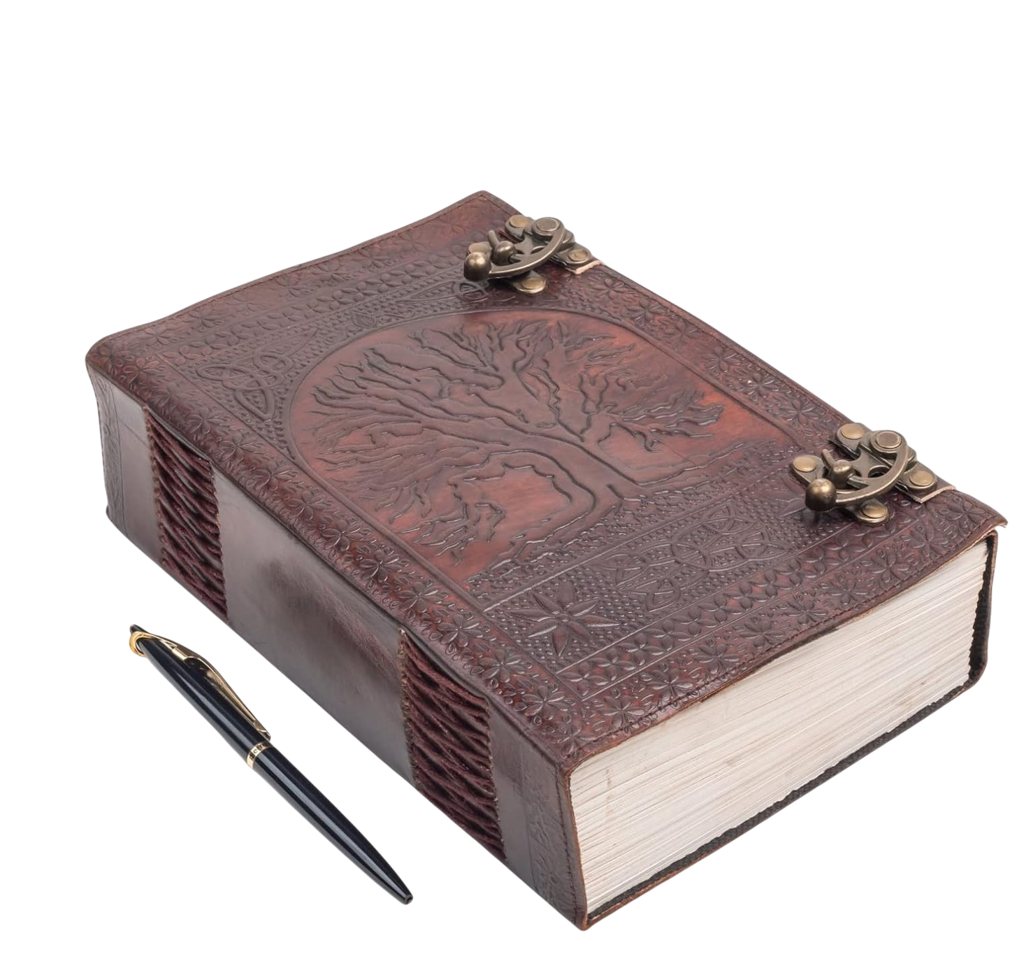 600 pg. Blank Leather Book of Shadows